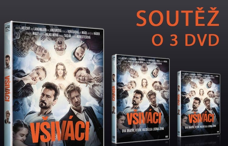 Všivácká soutěž o 3 DVD