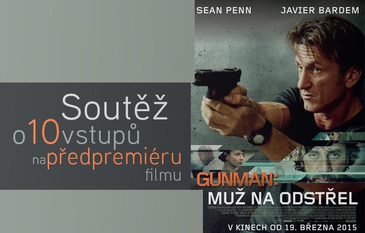 Krimi soutěž o 10 vstupů na předpremiéru filmu Gunman: Muž na odstřel