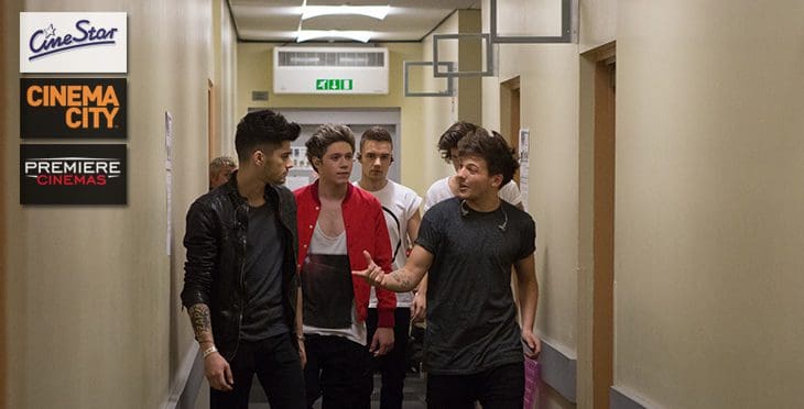 Půlnoční premiéra filmu One Direction 3D: This Is Us v multikině CineStar, Cinema City a Premiere Cinemas