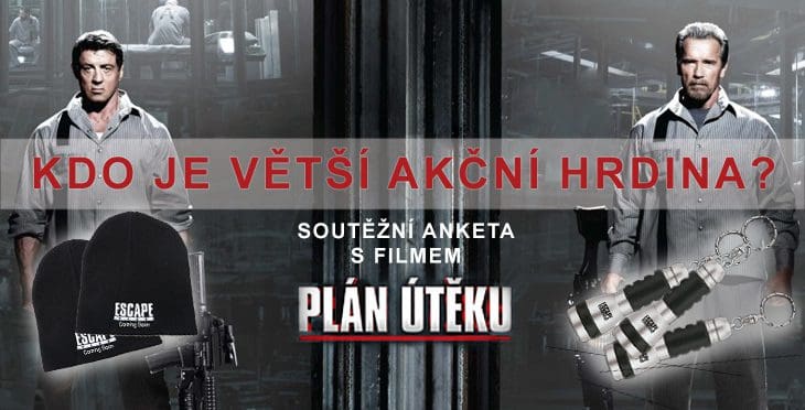 Soutěžní anketa s filmem Plán útěku o vyladěné čepice a baterky