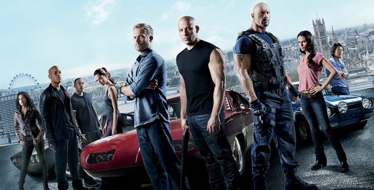 4 plakáty k filmu Rychle a zběsile 6 / Fast and Furious 6