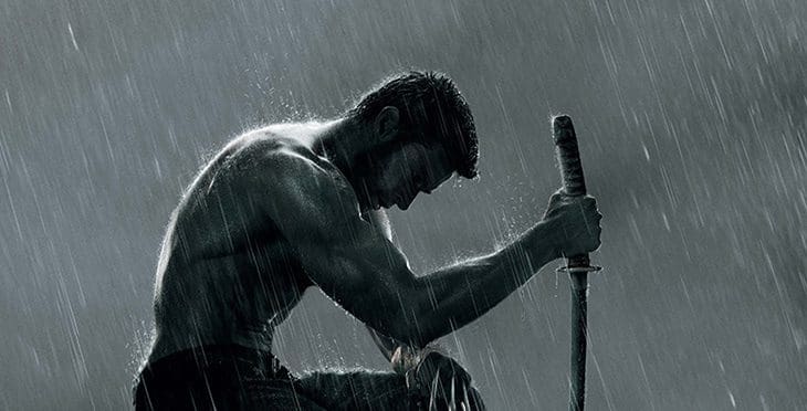 Déšť, Tokyo, katana – animovaný plakát The Wolverine
