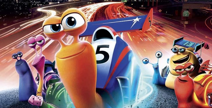 Pět postaviček na rychlých plakátech k animáku Turbo